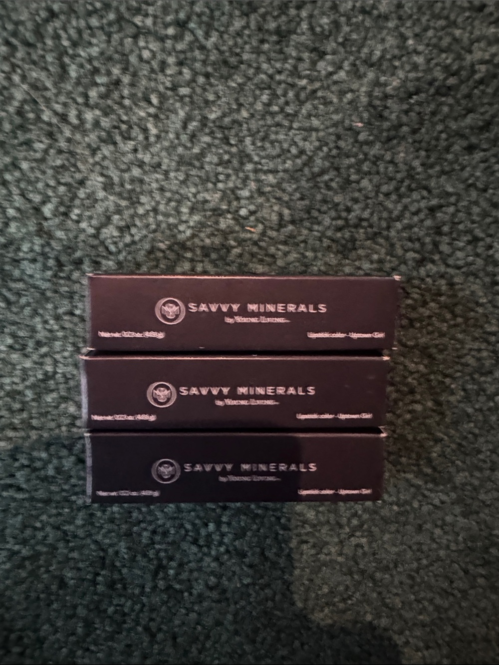 New Savvy Minerals Lipstick Uptown Girl Lot of 3